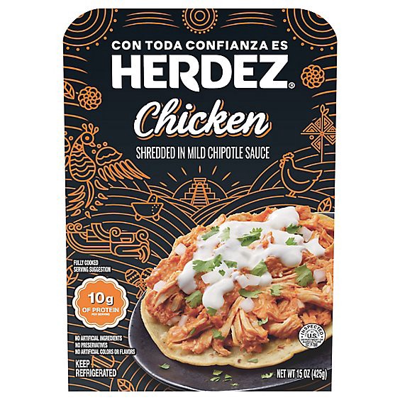 slide 1 of 1, Herdez Shredded Chipotle Chicken - 15 Oz, 15 oz
