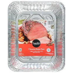 Signature Select Roaster Baker Pans 3 Count - Each