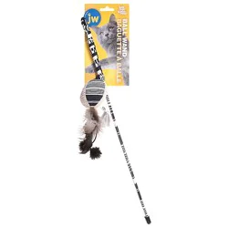 Jw Feather Ball Cat Wand - Each