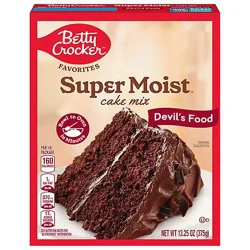 Betty Crocker Super Moist Devils Food Cake Mix - 13.25 Oz