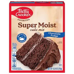 Betty Crocker Supermoist Chocolate Fudge Cake Mix - 13.25 Oz
