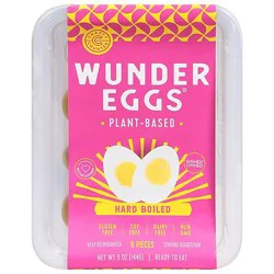 Wunder Eggs Plant Based Hard Boiled Eggs - 6 Count