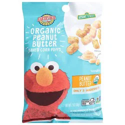 Earth's Best Sesame Street Peanut Butter Puffs - 2 Oz