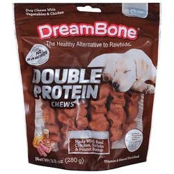 Dreambone Double Protein Kabob Peanut Butter And Sirloin - 10 Count