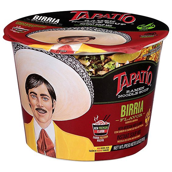 slide 1 of 1, Tapatio Birria Flavored Ramen Big Bowl - 3.8 Oz, 3.8 oz