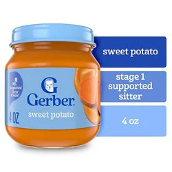Gerber 1st Foods Infant Puree Sweet Potato Jar - 4 Oz