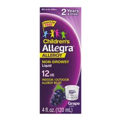 Allegra Children's 12hr Non-Drowsy Allergy Relief Liquid - 4 Oz