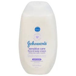 Johnsons Sensitive Care Face & Body Cream - 400 Ml