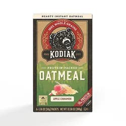 Kodiak Apple Cinnamon Instant Oatmeal Packets Box - 10.58 Oz