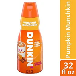 Dunkin Pumpkin Munchkin Coffee Creamer - 32 Fl. Oz.