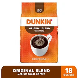 Dunkin' 18 Ounce Original Roast & Ground Coffee Bag - 18 Oz