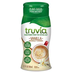 Truvia Zero Calorie Liquid Sweetener Vanilla Flavor From Stevia Leaf - 2.7 Fl. Oz.