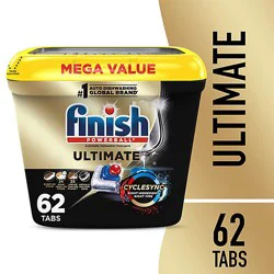Finish Ultimate Dishwasher Detergent - 62 Count