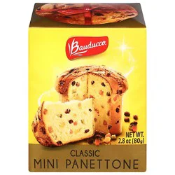 Bauducco Mini Panettone Classic Moist And Fresh Holiday Cake Traditional Italian Recipe - 2.8 Oz