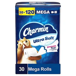Charmin Soft Mega Roll - 30 Count