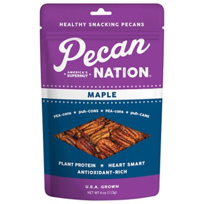 slide 1 of 1, Pecans Maple - 4 Oz, 4 oz