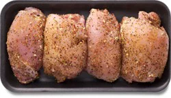 Chicken Thighs Boneless California Garlic Medley Seasoning - Lb