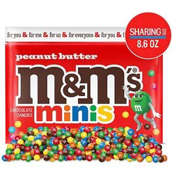 M&m's Minis Peanut Butter Stand Up Pouch - 9.4 Oz