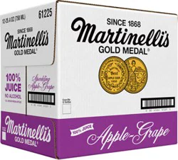 Martinelli's Apple Grape Sparkling Juice - 12-25.4 Fl. Oz.