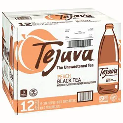 Tejava Ice Tea Peach Unsweetened 12 Count - 33.8 Fl. Oz.