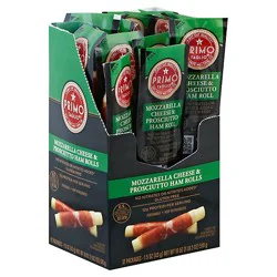 Primo Taglio Roll Mozzarella Cheese And Proscuitto Ham - 24-1.5 Oz