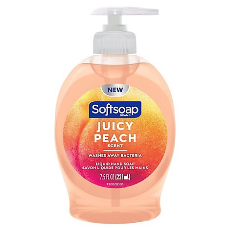 slide 1 of 1, Softsoap Softsoap Liquid Hand Wash Juicy Peach - 7.5 FZ, 7.5 fl oz