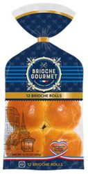 Brioche Gourmet Rolls 12ct - 16.9 Oz