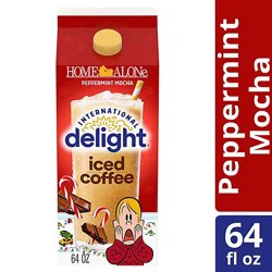 International Delight Home Alone Peppermint Mocha Iced Coffee - 64 Oz.