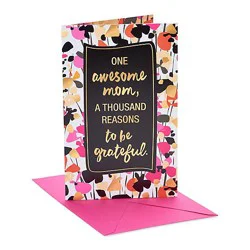 American Greetings Gratitude Floral Birthday Card For Mom - Each