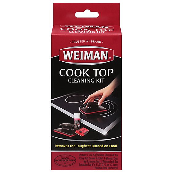 slide 1 of 1, Weiman Cook Top Cleaning Kit 1 Count - Each, 1 ct