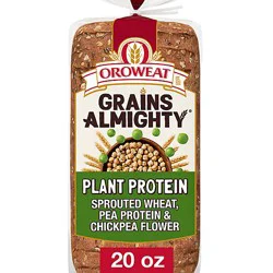 Oroweat Grains Almighty Plant Protein Bread - 20 Oz