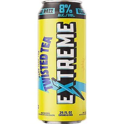 Twisted Tea Extreme Blue Razz In Cans - 24 Fl. Oz.