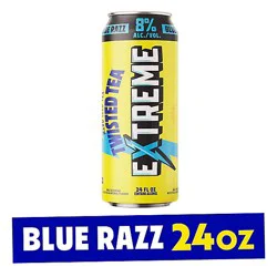 Twisted Tea Extreme Blue Razz In Cans - 24 Fl. Oz.