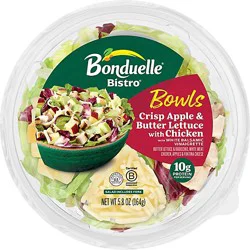 Bonduelle Bistro Bowl Crisp Apple And Butter Lettuce Salad With Chicken - 5.8 Oz