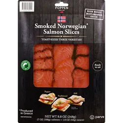 Foppen Smoked Norwegian Salmon Slices- 8.8 Oz