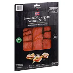Foppen Smoked Norwegian Salmon Slices- 8.8 Oz