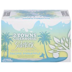 2 Towns Non Alcoholic Pacific Pineapple Cans - 6-12 Fl. Oz. - 6-12 Fz