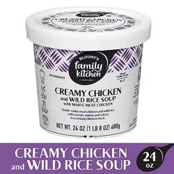 Blounts Family Kitchen Creamy Chicken & Wild Rice Soup Cup - 24 Oz