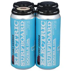 Fort George Brewery Electric Surfboard Dipa Beer In Cans - 4-16 Fl. Oz.