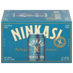 Ninkasi Brewing Triple Ipa In Cans - 6-12 Fl. Oz.