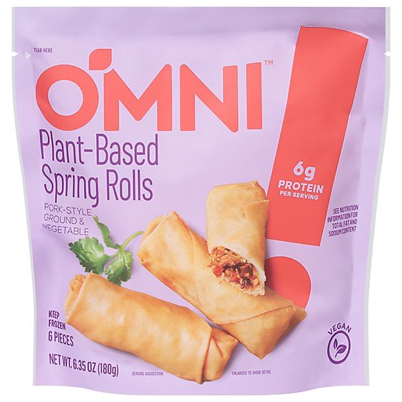 slide 1 of 1, Omni Foods Roll Spring Pork Style - 6.35 Oz, 6.35 oz