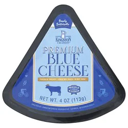 Kingston Creamery Cheese Blue Premium Wedge - 4 Oz