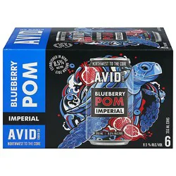 Avid Blueberry Pomegranate Imperial In Cans - 6-12 Fz