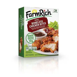 Farm Rich Barbeque Boneless Chicken Bites White Meat Chicken Fritters, 15 Oz - 15 Oz