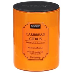 Caribbean Citrus 12 Oz Candle - 12 Oz