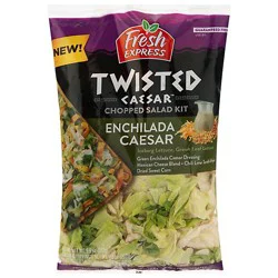 Fresh Express Salad Chopped Twisted Enchilada Caesar Kit - 7.3 Oz