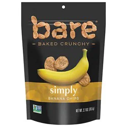 Bare Baked Banana Chips Simply - 2.7 Oz