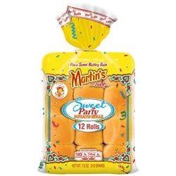 Martins Sweet Party Potato Rolls - 7.5 Oz