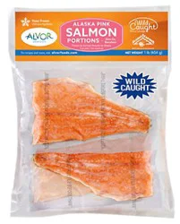 Alvor Alaskan Salmon Portions Wild - 16 Oz