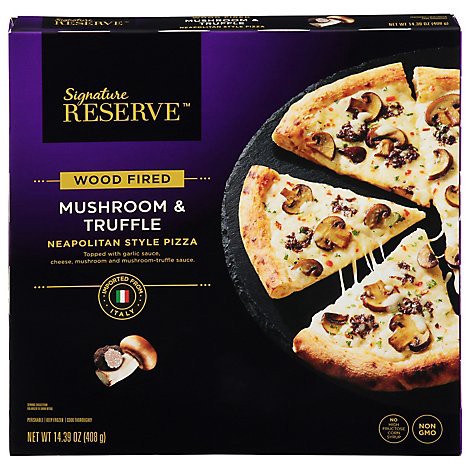 slide 1 of 1, Signature Reserve Pizza Wood Fired Mushroom Truffle 14.39 Oz - 14.39 OZ, 14.39 oz